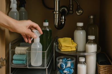 How to Organize Under-Sink Cabinets for Easy Access