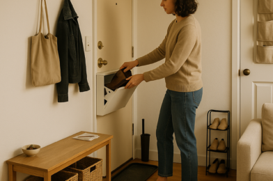 How to Store Shoes When You Have No Entryway