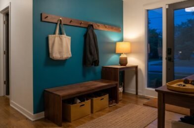 How to Create an Organized Home Drop Zone Without a Mudroom