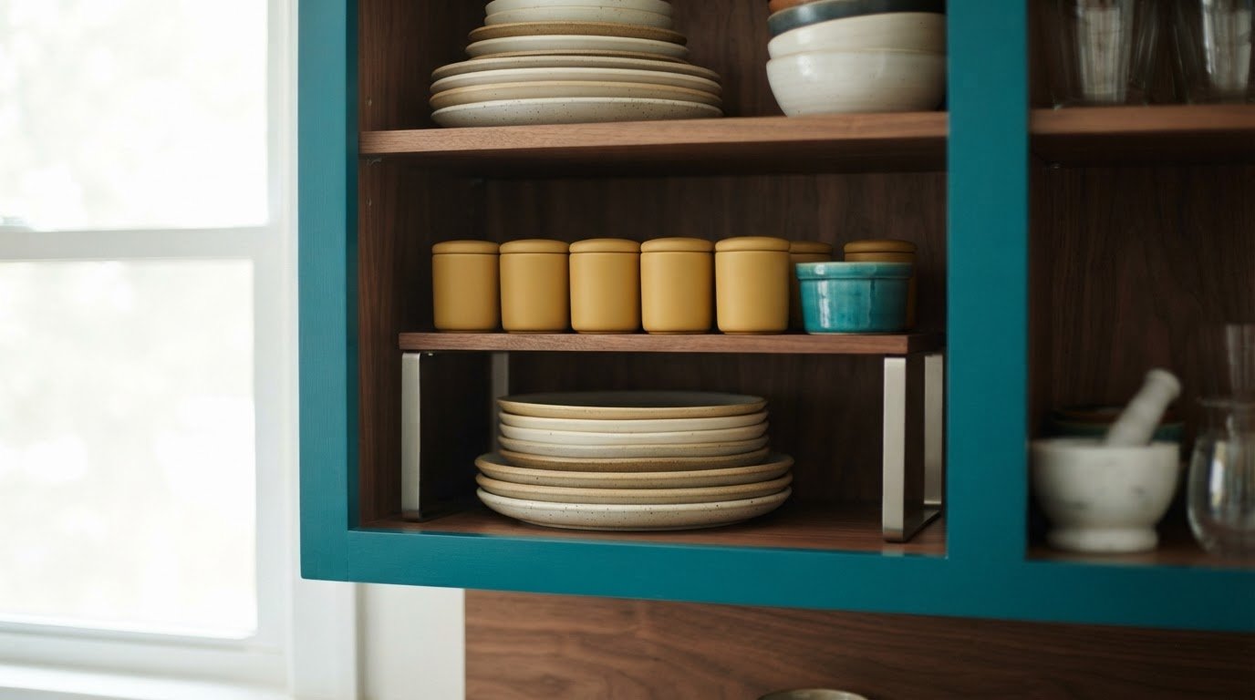 Illustration for the guide: How to Declutter Your Kitchen Cabinets in One Afternoon